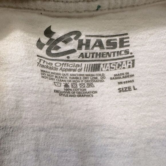 Chase Authentic NASCAR Dale Jr T-shirt Large Vintage Y2K - Picture 10 of 10